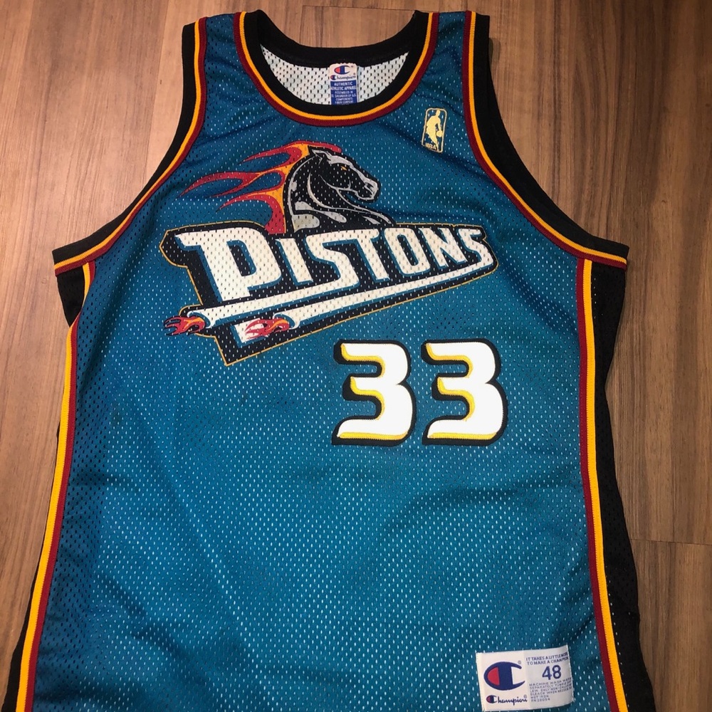 Grant Hill vintage championship jersey